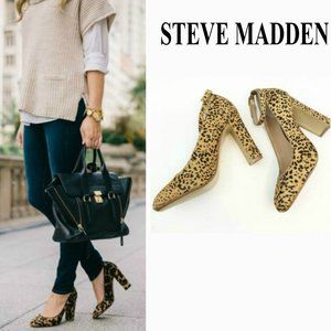 STEVE MADDEN Tessssal Leopard Platform Heels